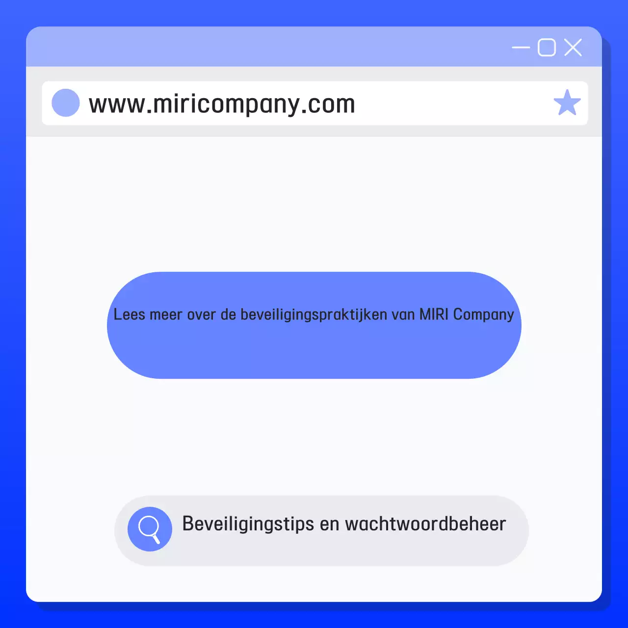Blue Modern veiligheidsmaatregelen