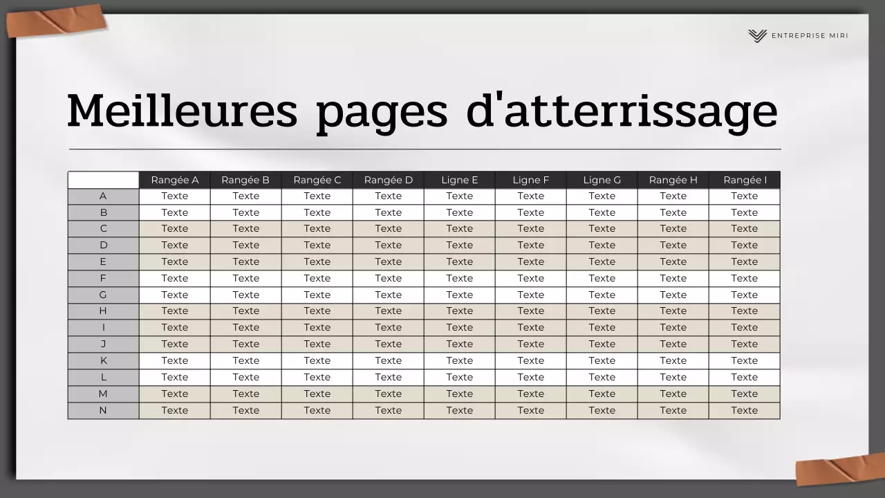 rapport sur le marketing moderne noir