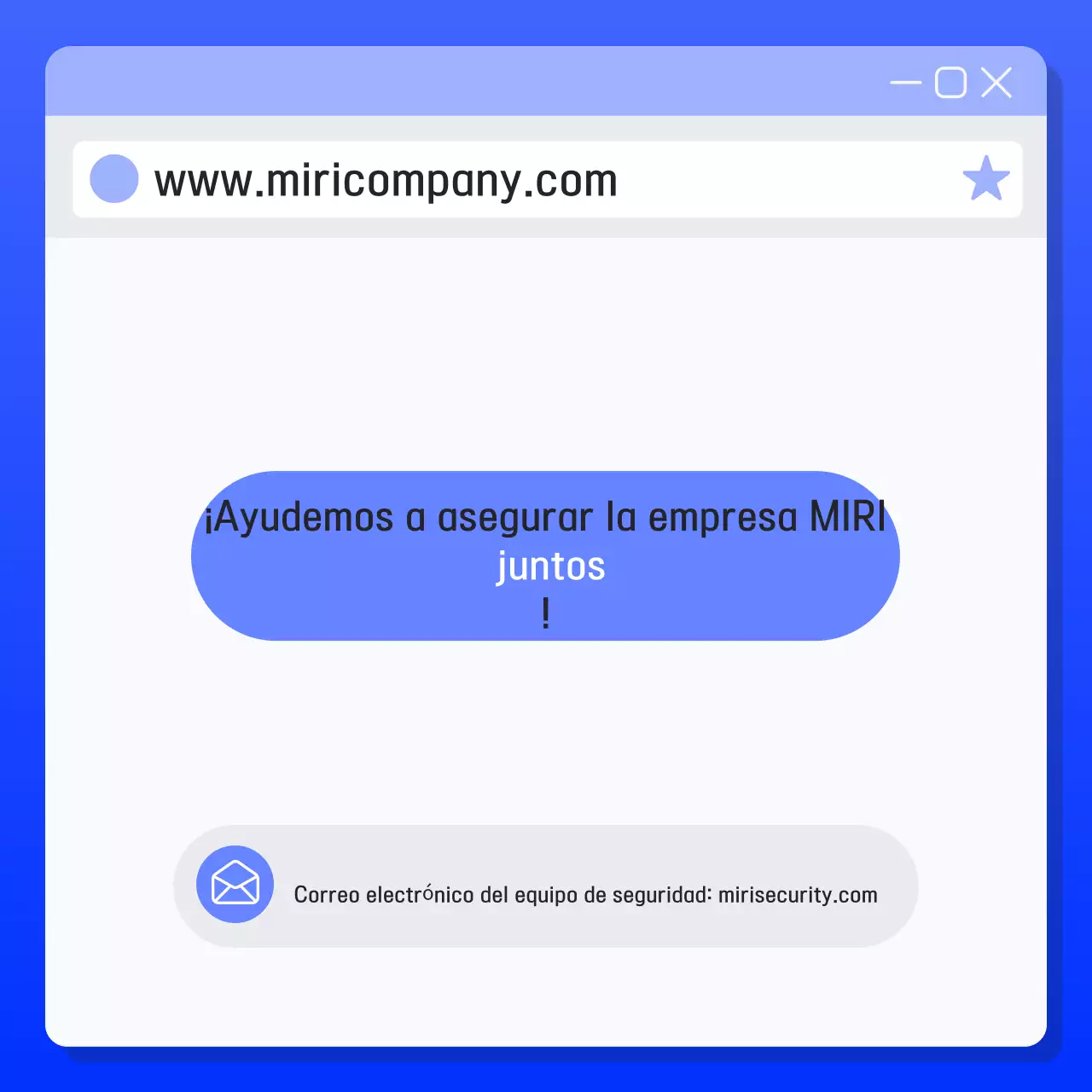 Precauciones de seguridad Blue Modern