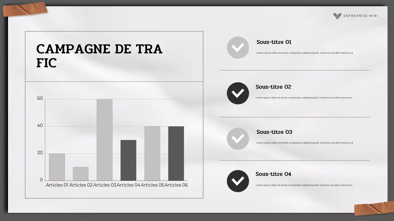 rapport sur le marketing moderne noir