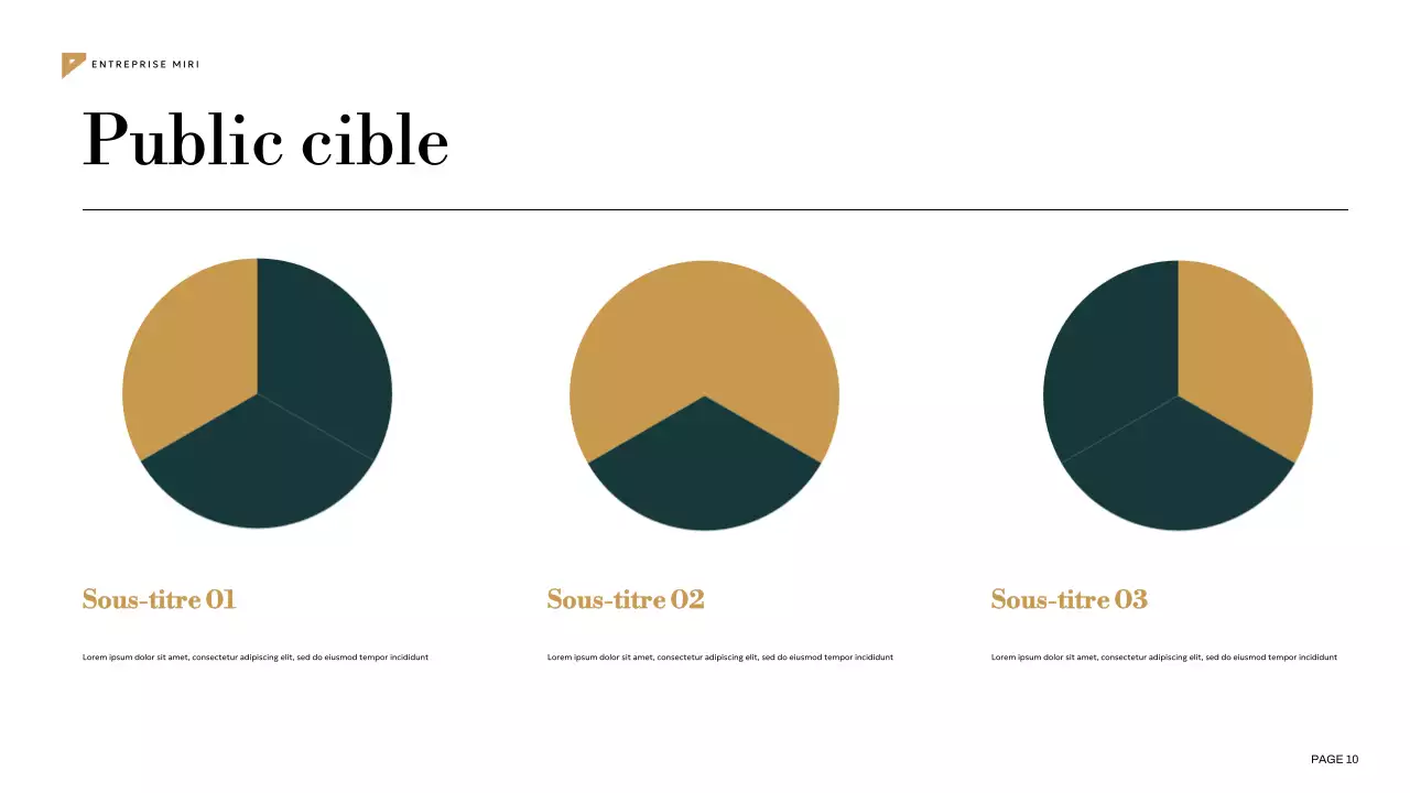 plan de marketing géométrique sarcelle