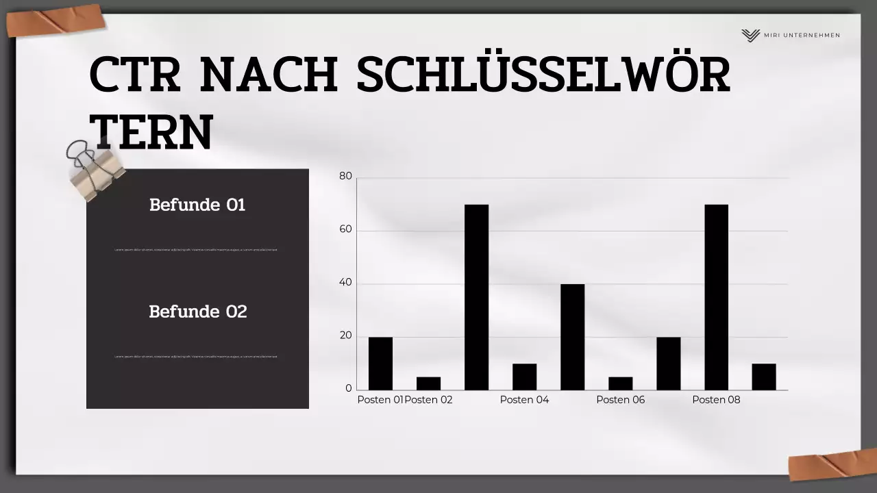 black modern marketing report