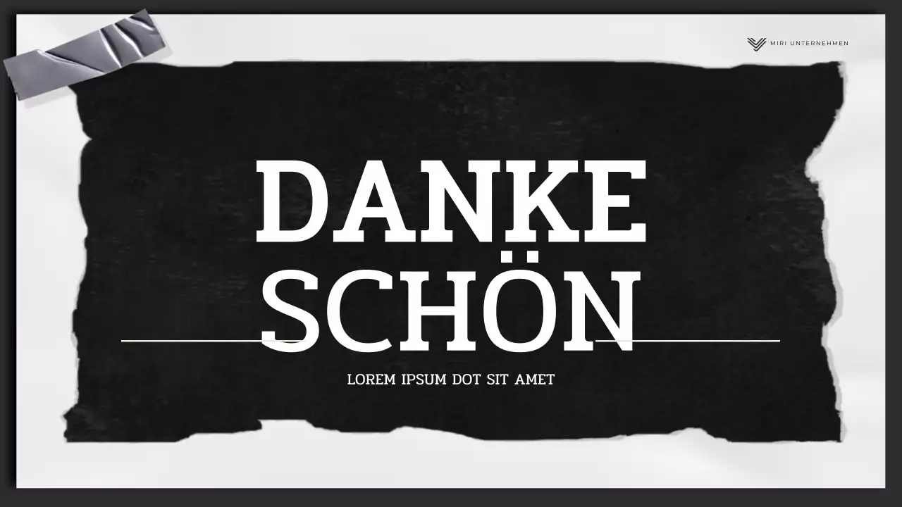 black modern marketing report