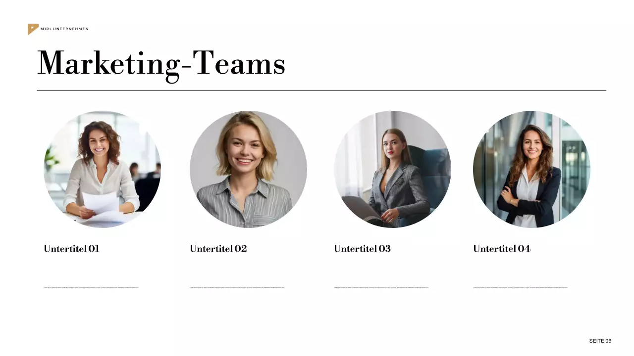 Geometrischer Marketingplan in Grün