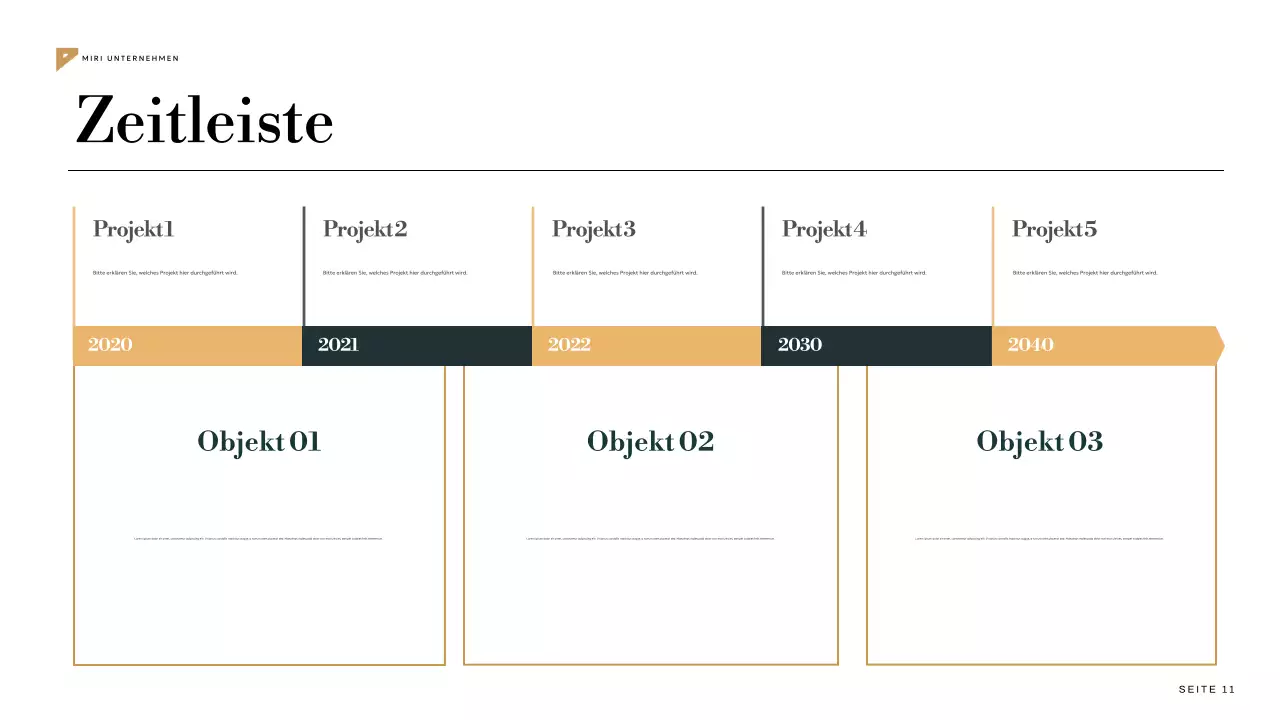 Geometrischer Marketingplan in Grün