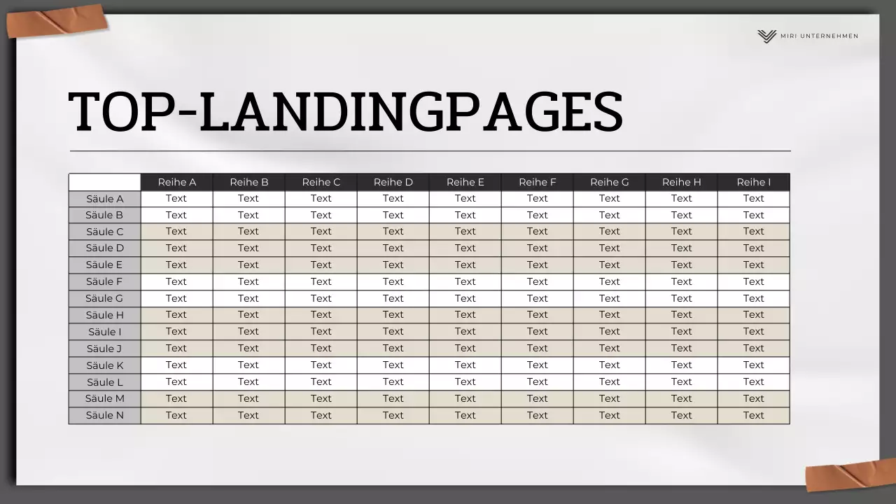 black modern marketing report