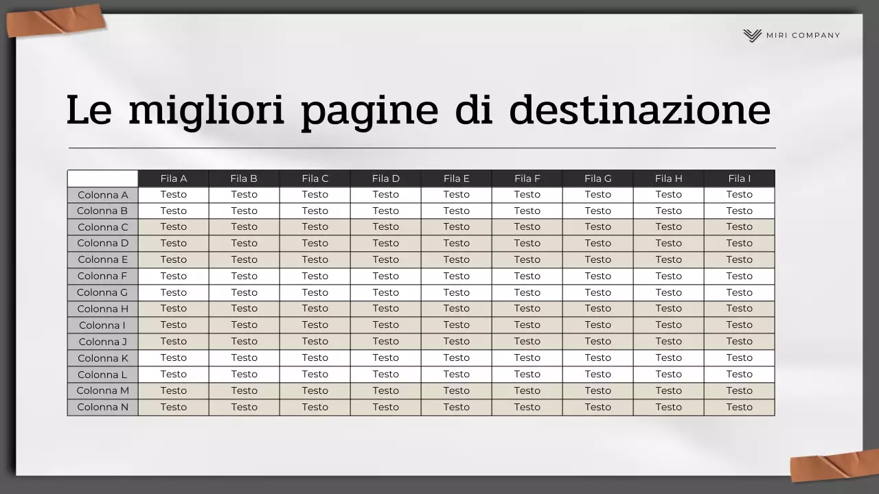 relazione sul marketing moderno nero
