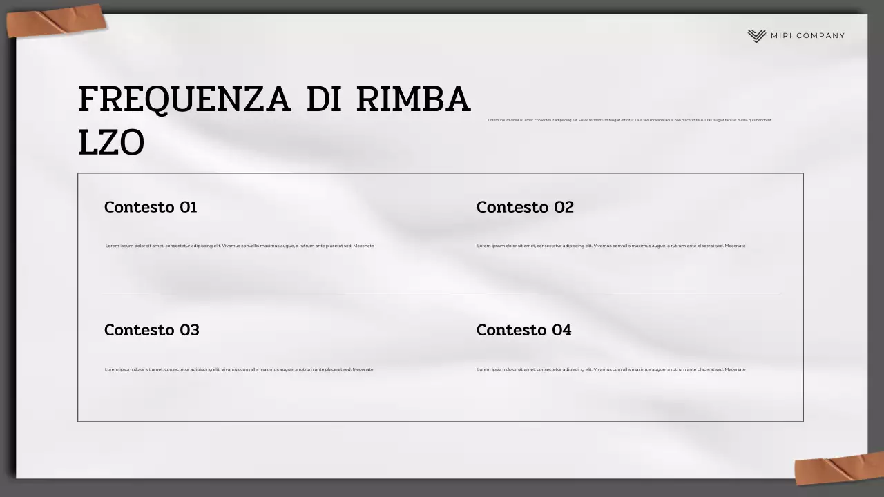 relazione sul marketing moderno nero