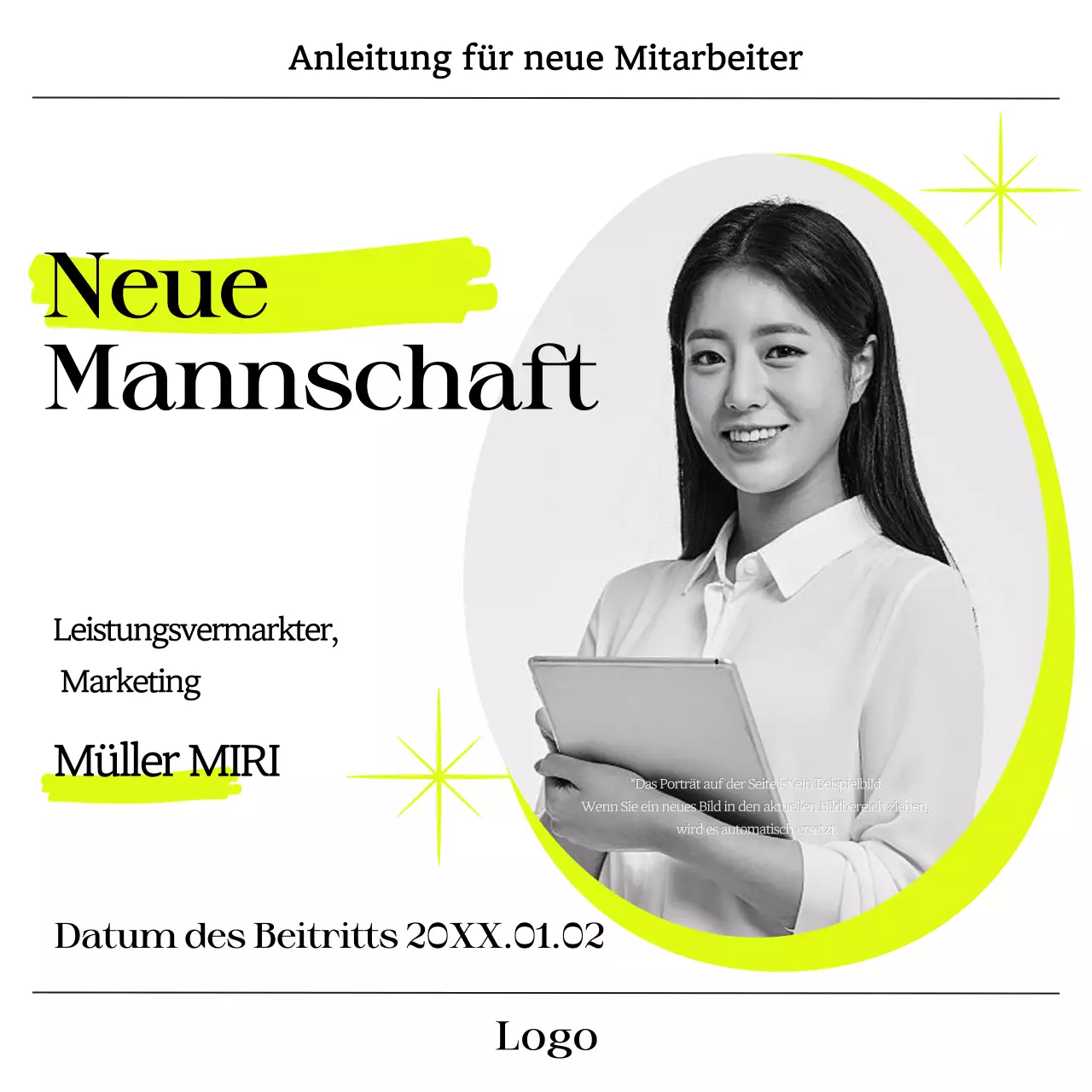 Neon Modern Ankündigungen