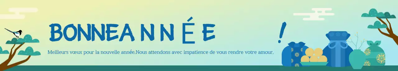 Vœux traditionnels du Nouvel An à la menthe