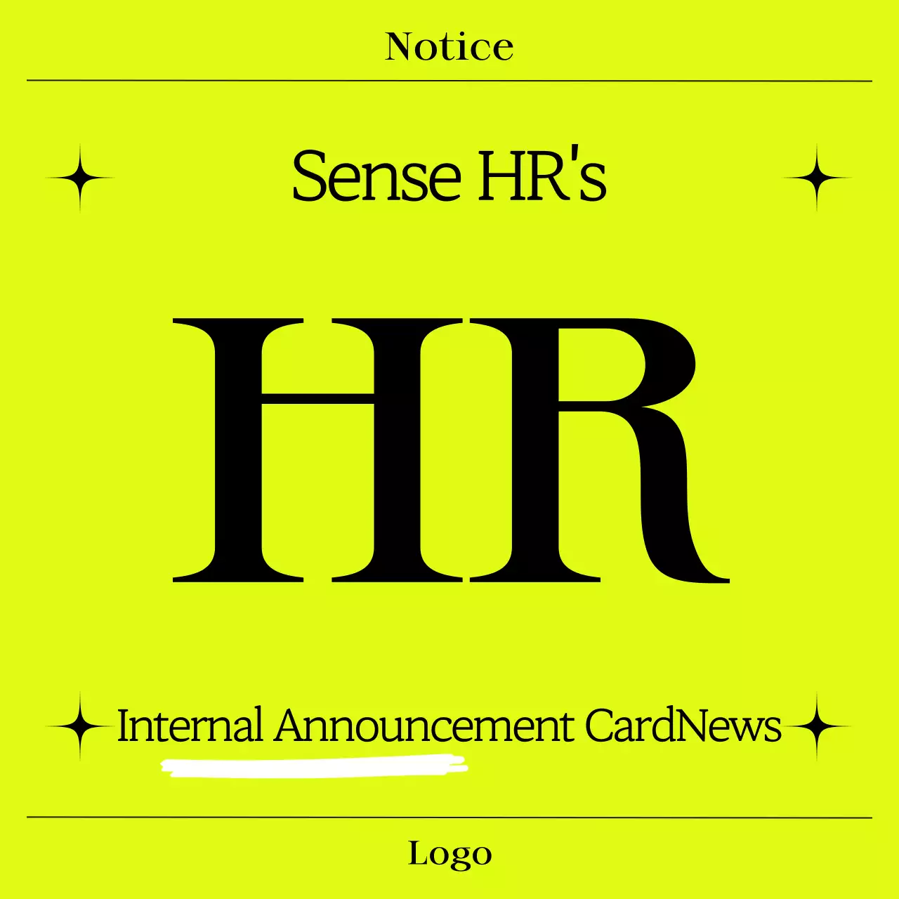 Thông báo hiện đại neon