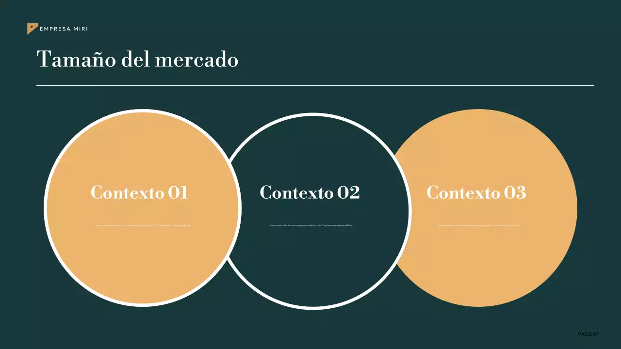 plan de marketing teal geometric