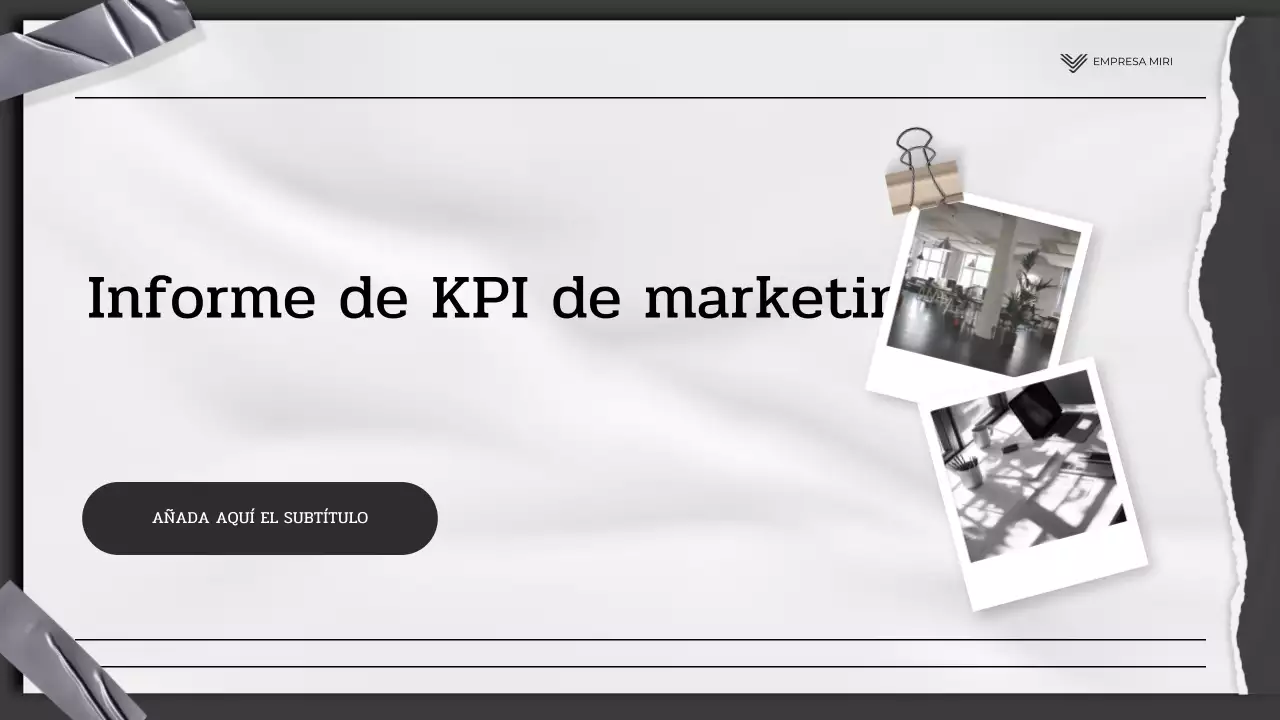 black modern marketing report