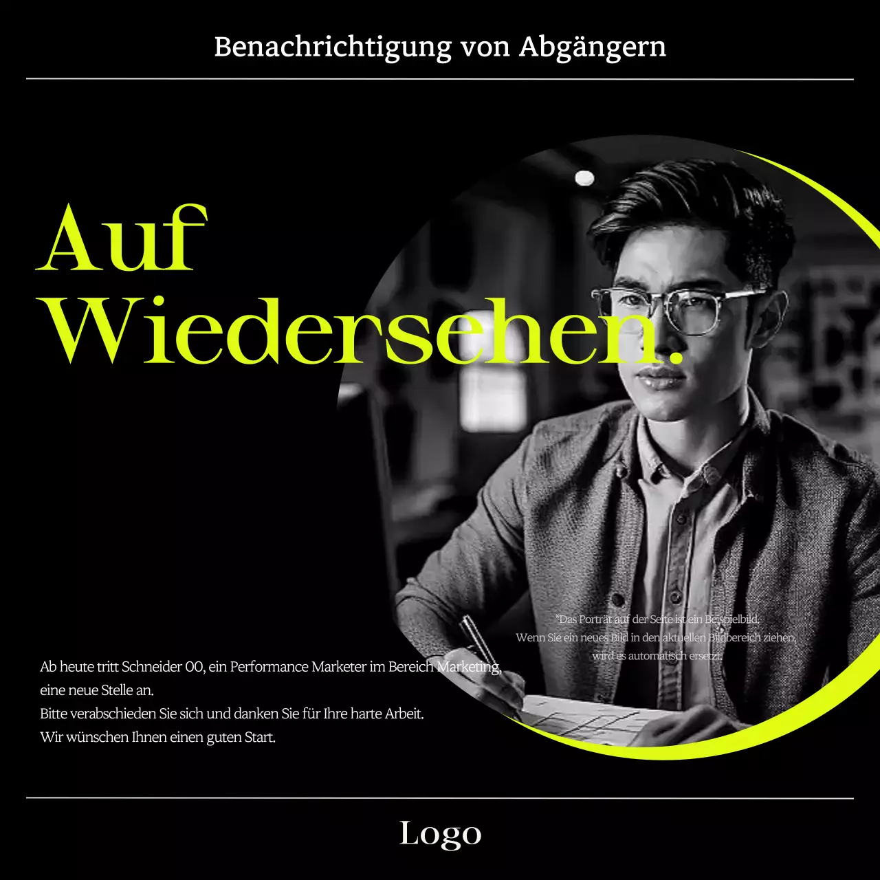 Neon Modern Ankündigungen