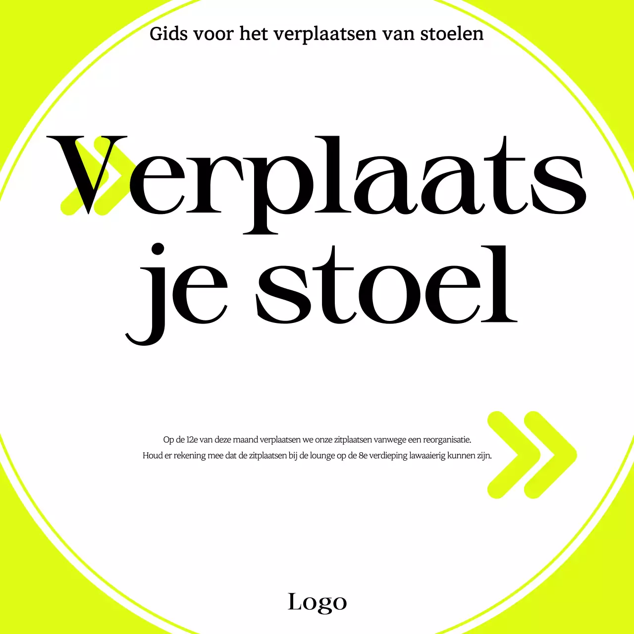 Neon Moderne Aankondigingen