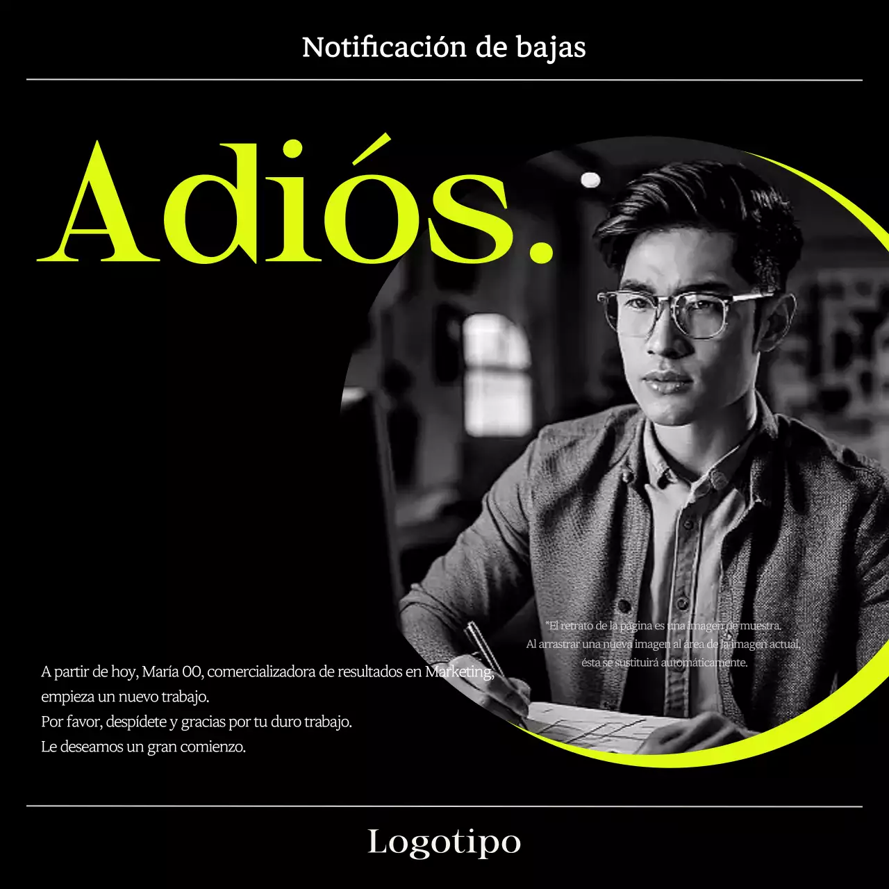 Anuncios modernos en neón