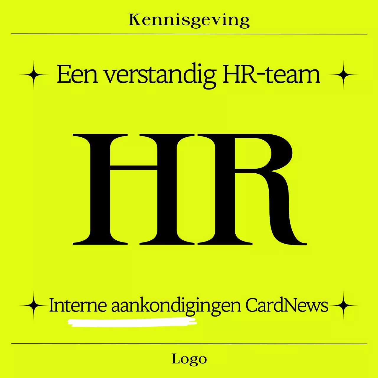 Neon Moderne Aankondigingen