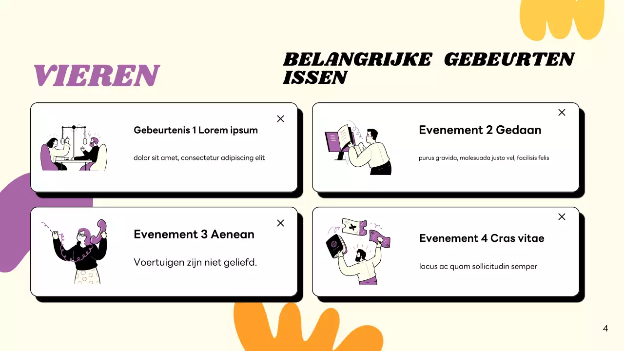 beige moderne nieuwjaarskaart