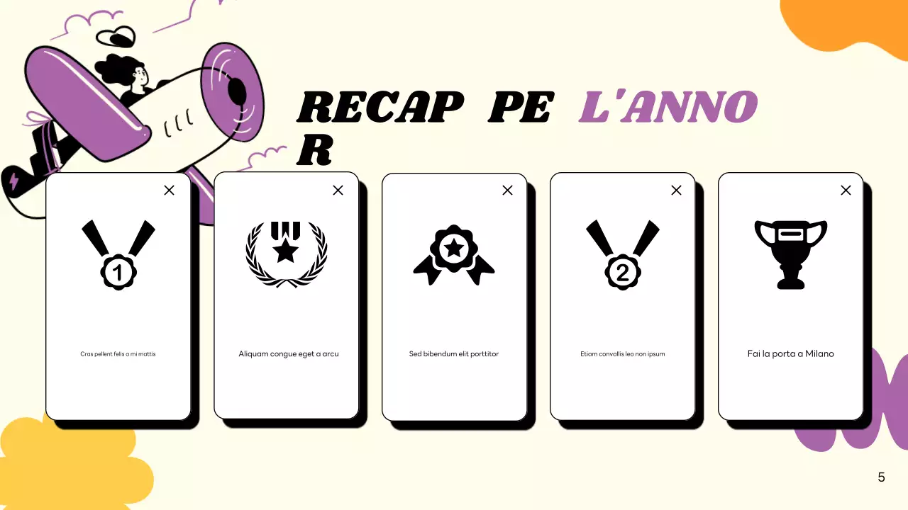 biglietto di capodanno moderno beige