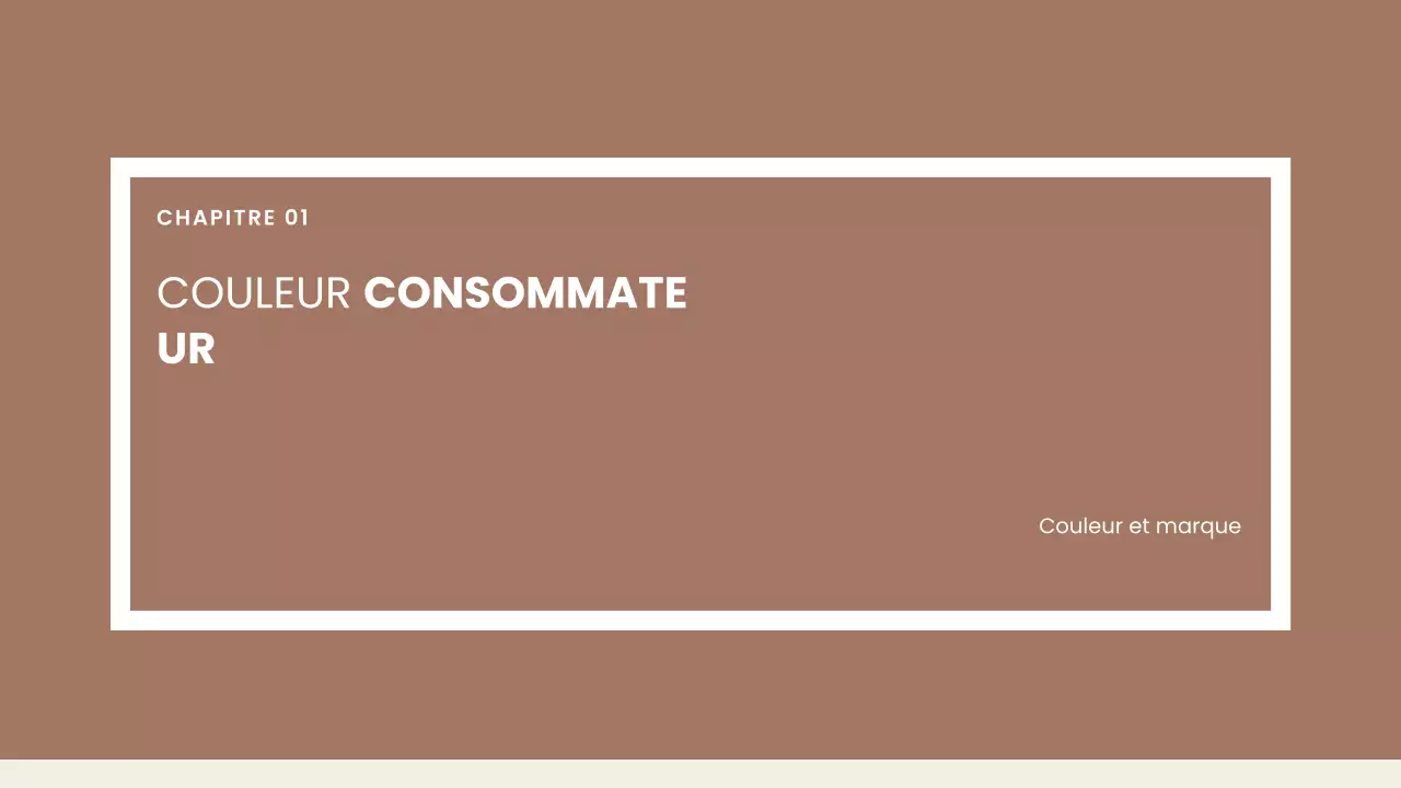 rapport sur la conception de couleurs modernes brunes