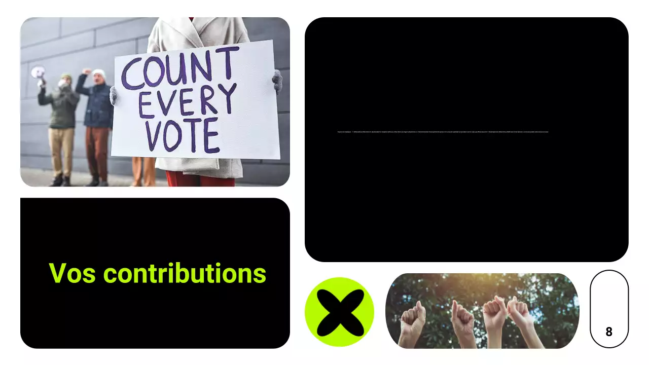 grille de néon mouvements civils