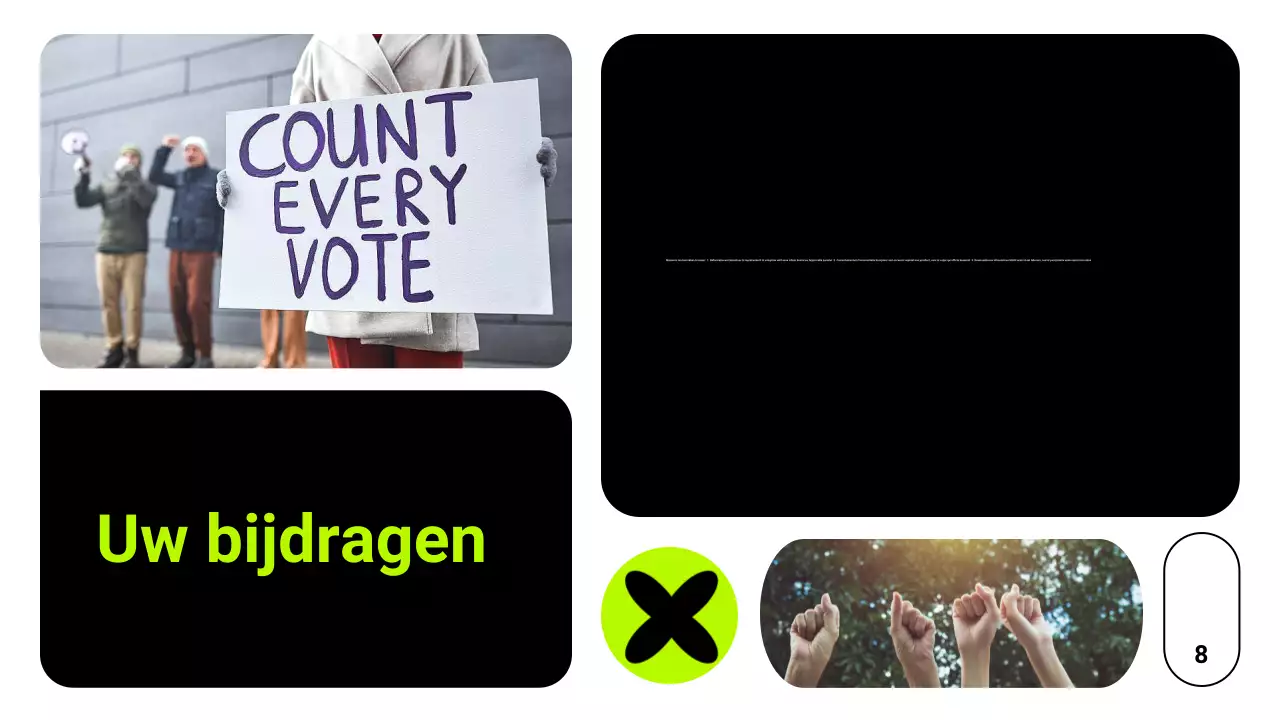 neon grid burgerbewegingen