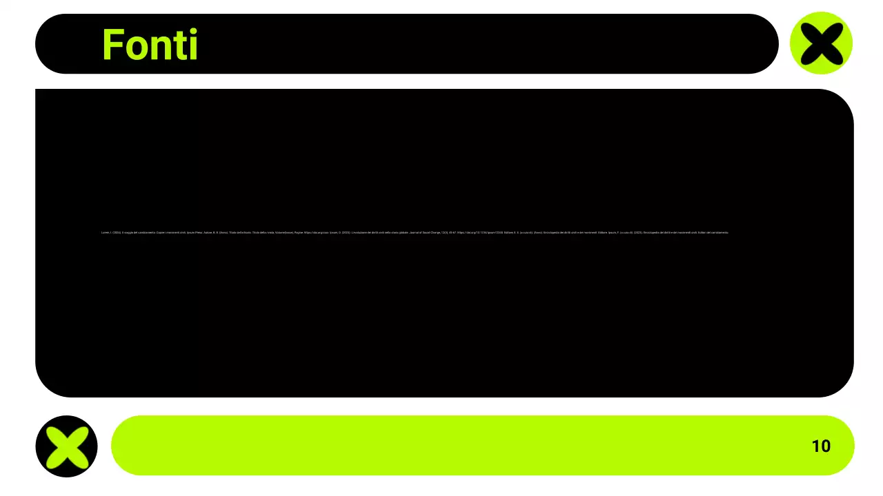 griglia al neon movimenti civili