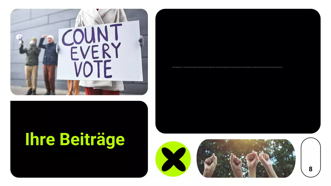 Neongitter-Bürgerbewegungen