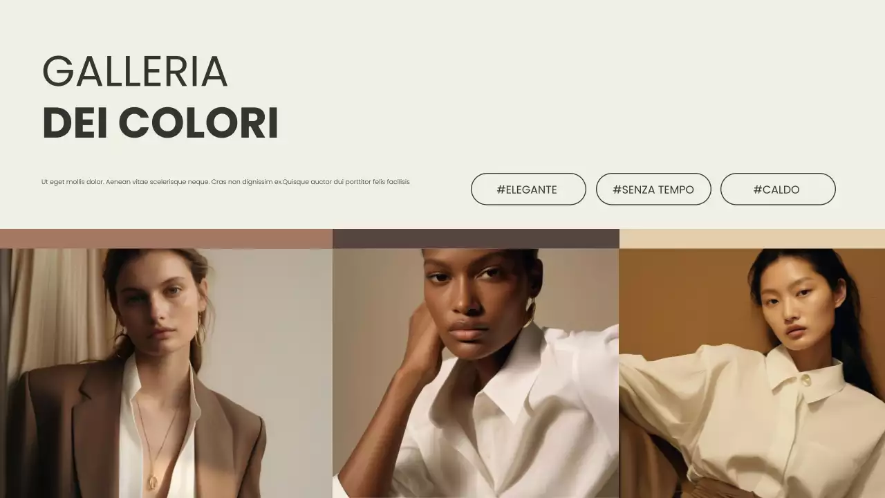 relazione di design sul colore marrone moderno