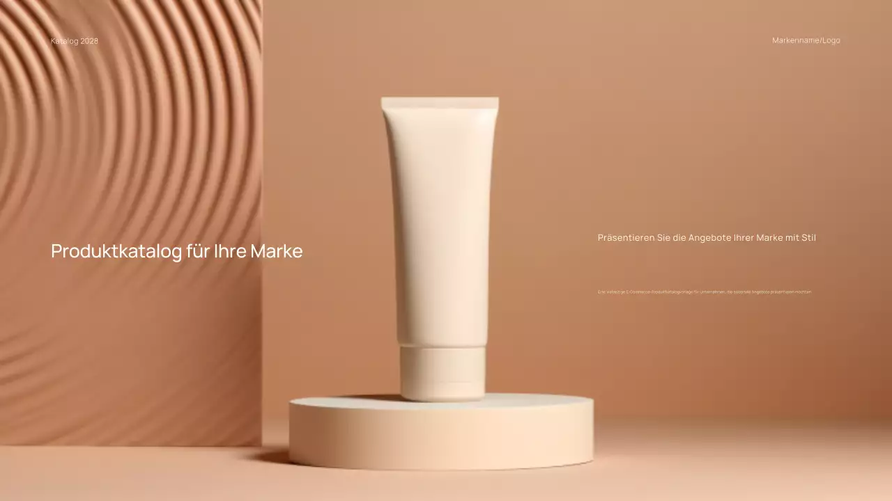 Erdig, minimalistisch und trendy Markenkatalog