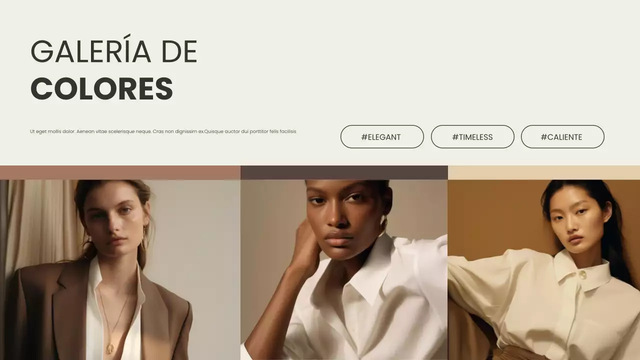 marrón moderno informe de diseño de color