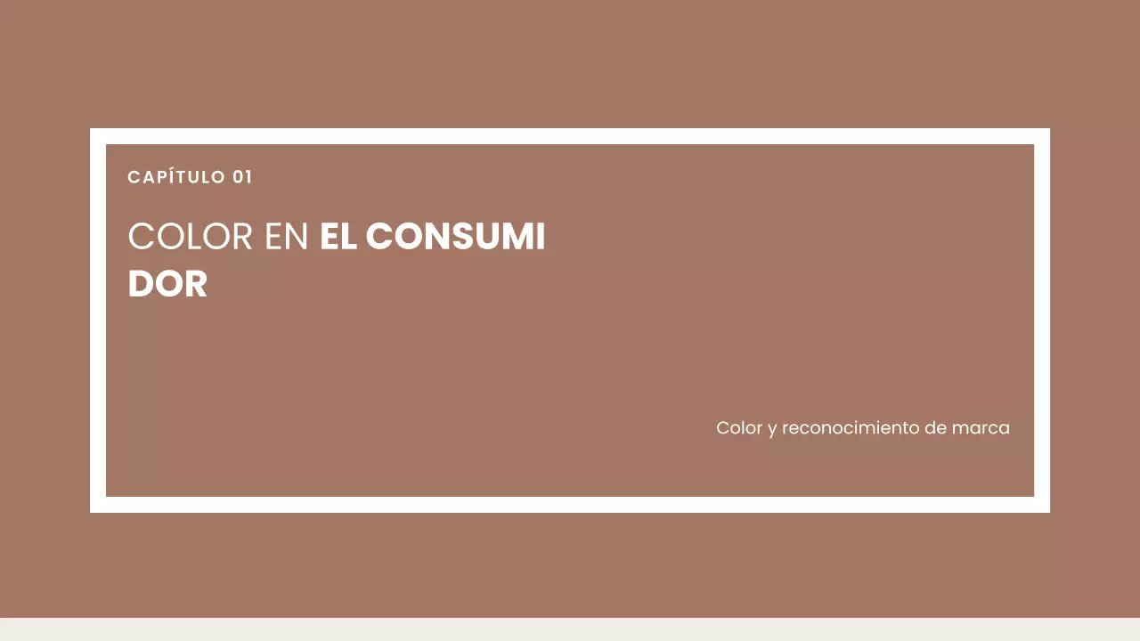 marrón moderno informe de diseño de color