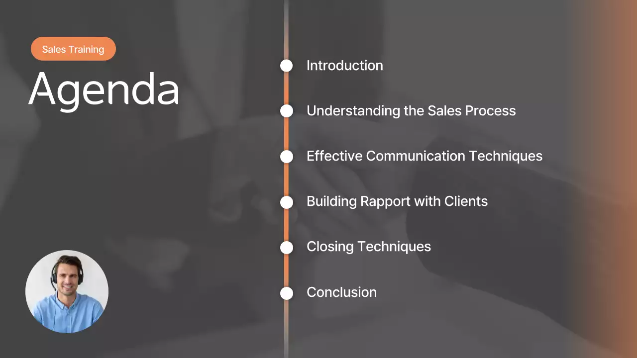 Green Modern Sales Training Manual Presentation