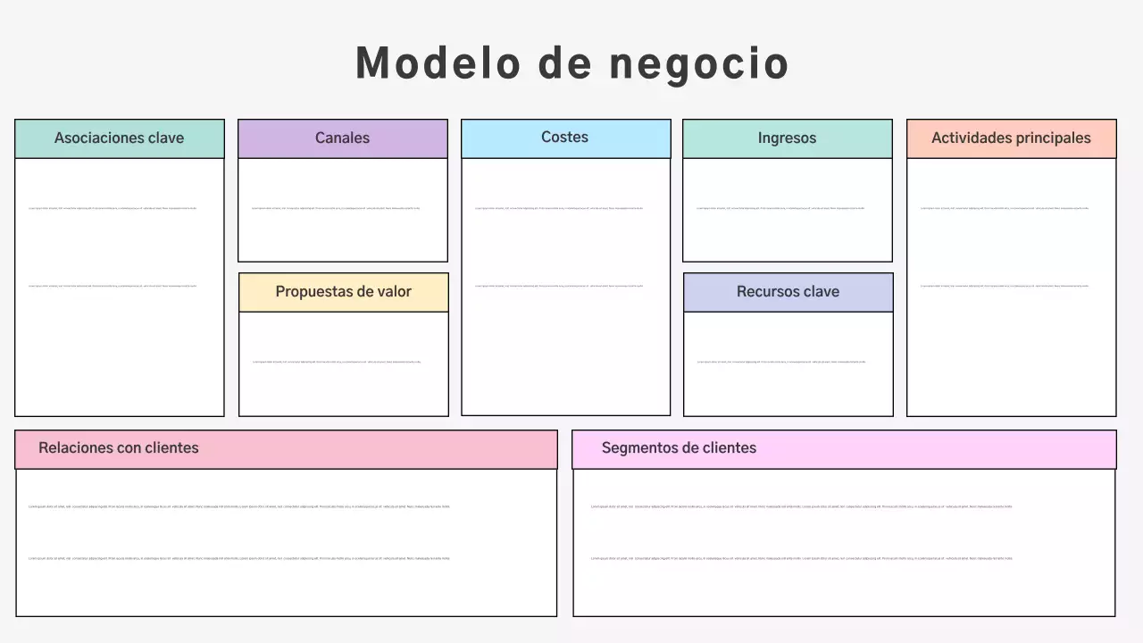diseño de plan de empresa profesional gris