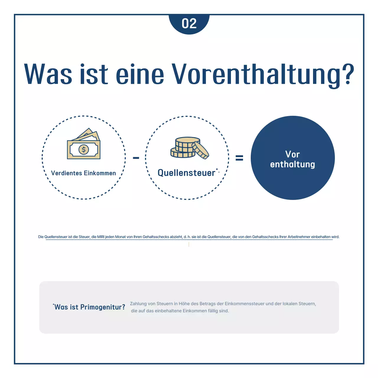 Navy's einfache Jahresendfinanzen