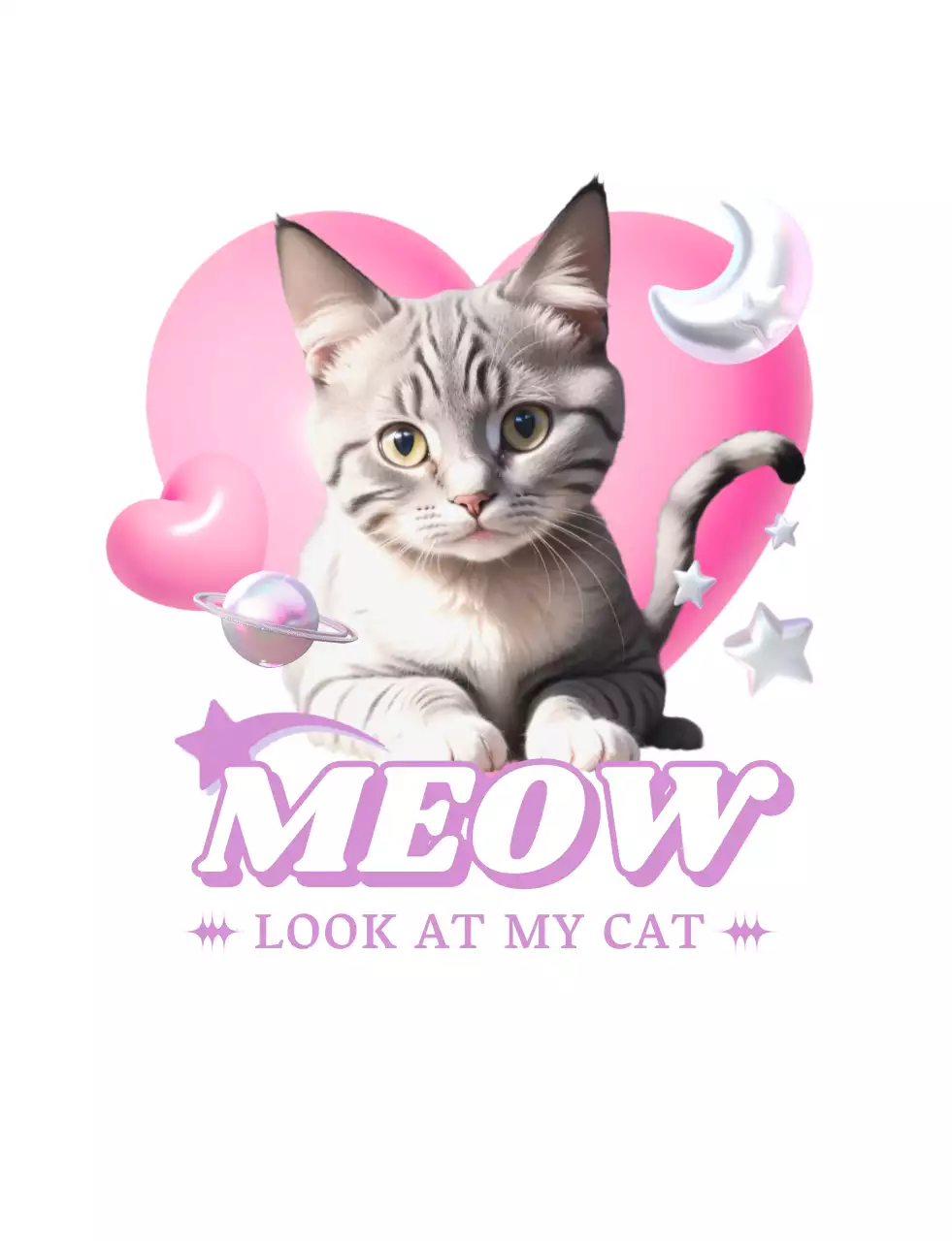 ピンク キッチュ ペット グッズ 半袖ティーシャツ