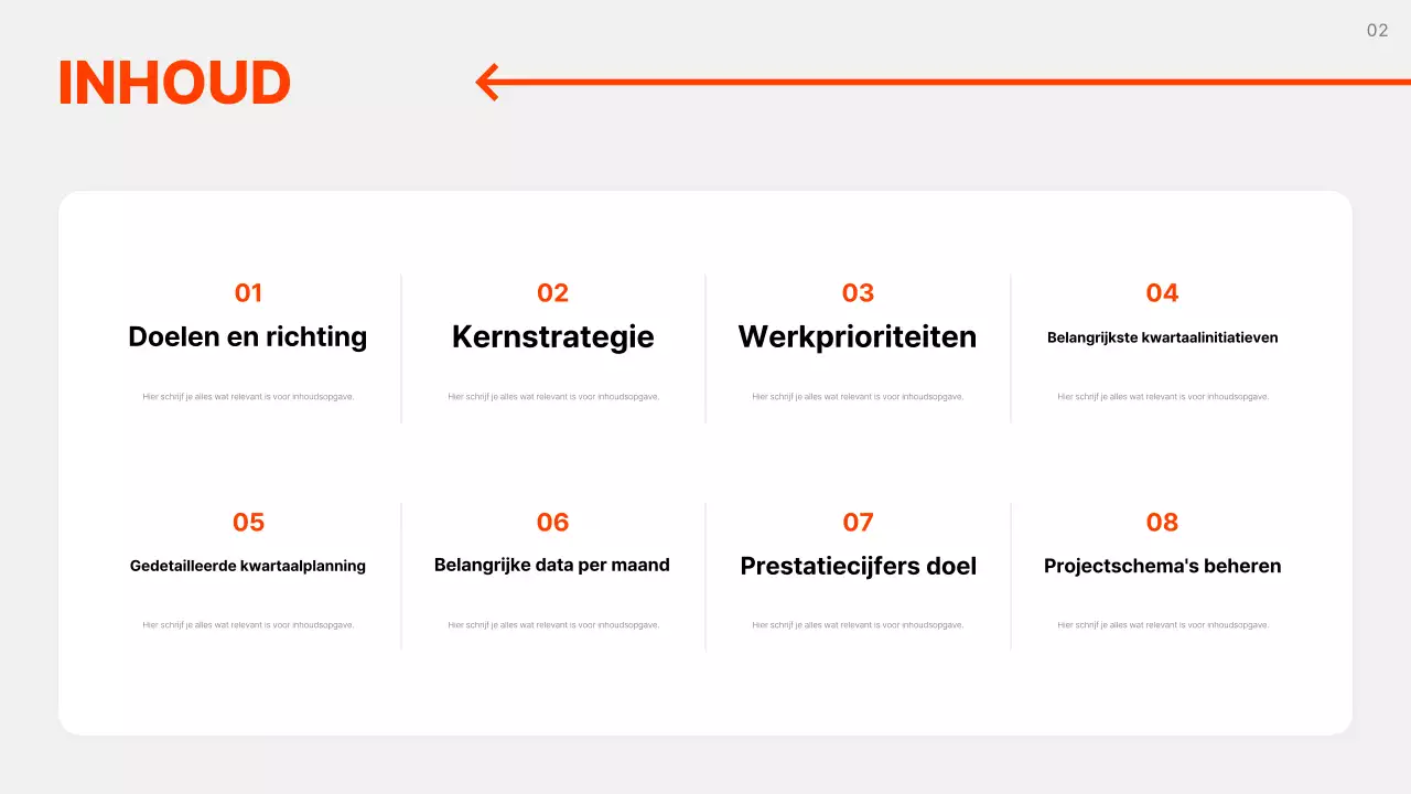 Grijs eenvoudig ondernemingsplan uitgelegd