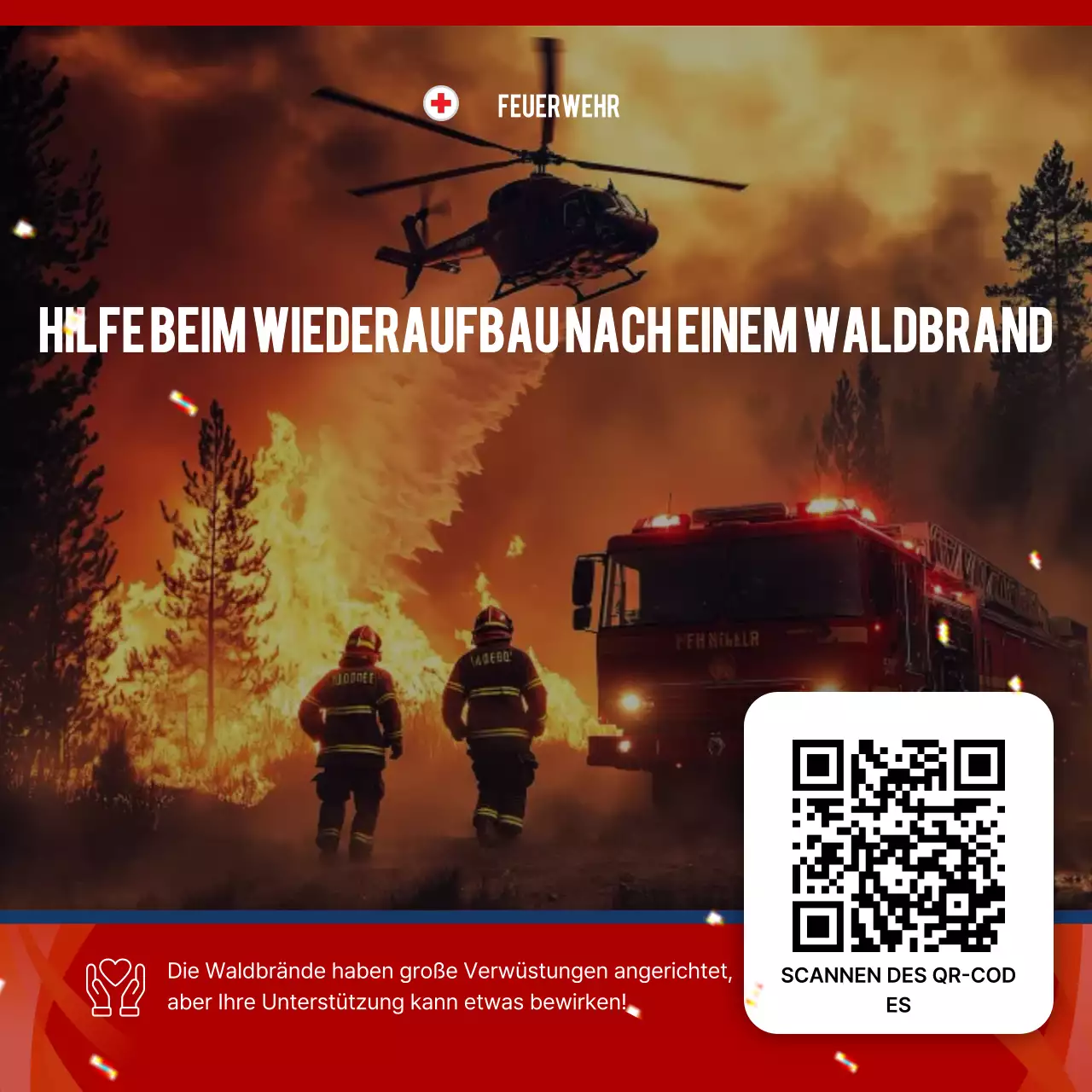 red bold wildfire promotion