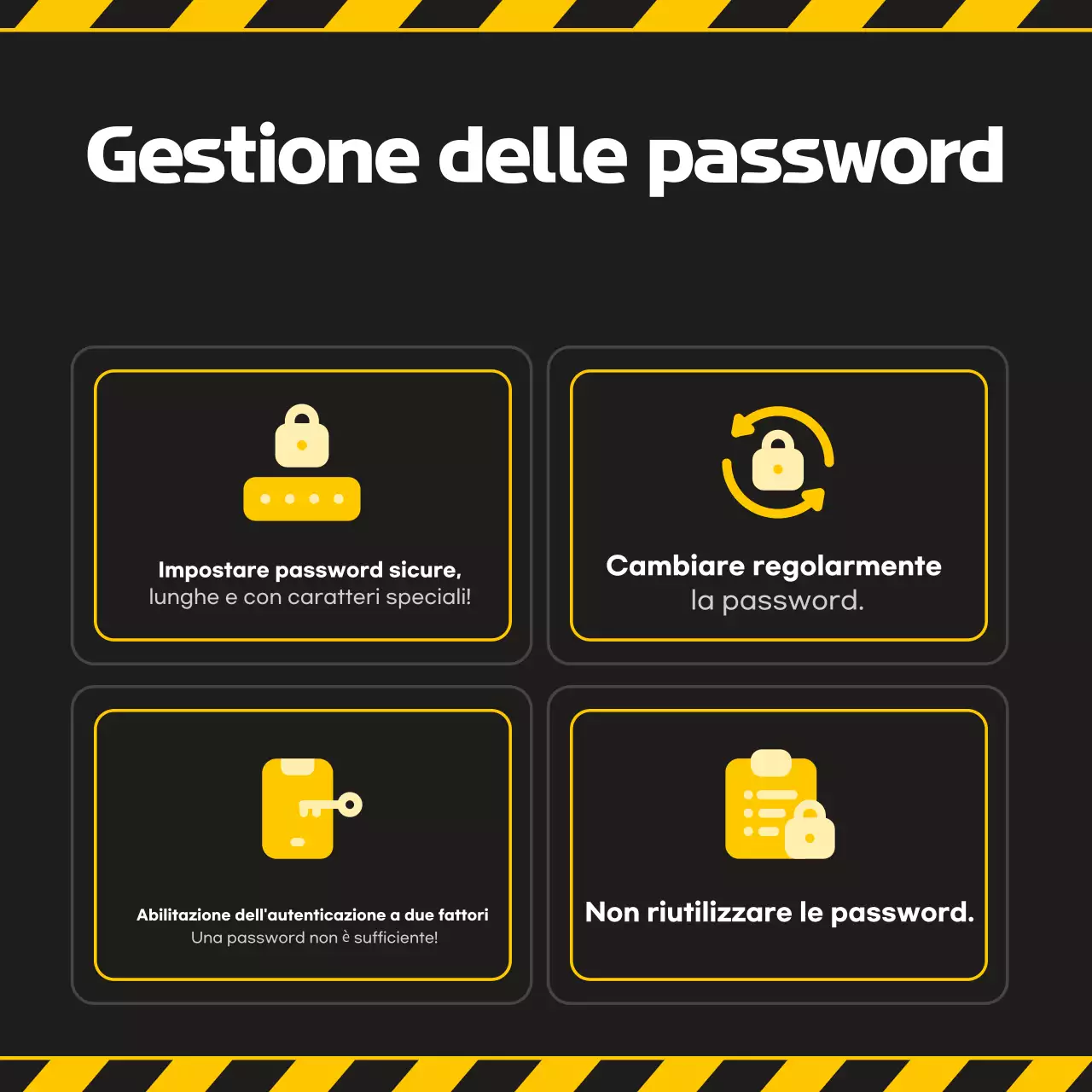 Guida all'uso di Yellow Modern Security