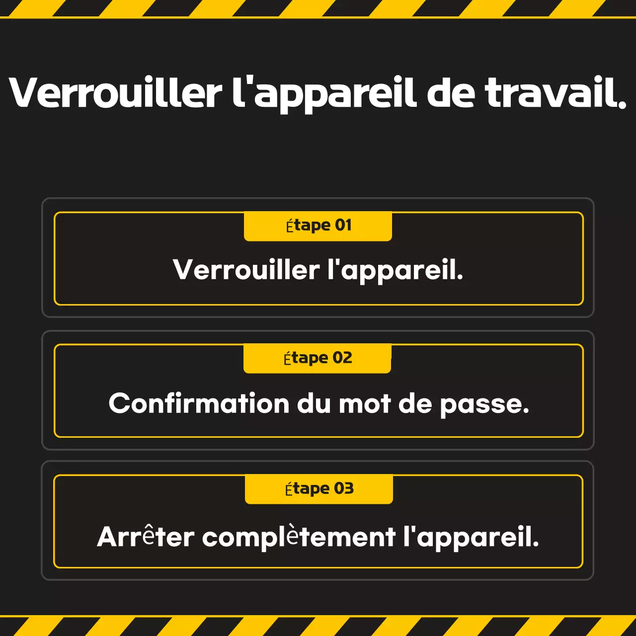 Guide de l'utilisateur de Yellow Modern Security