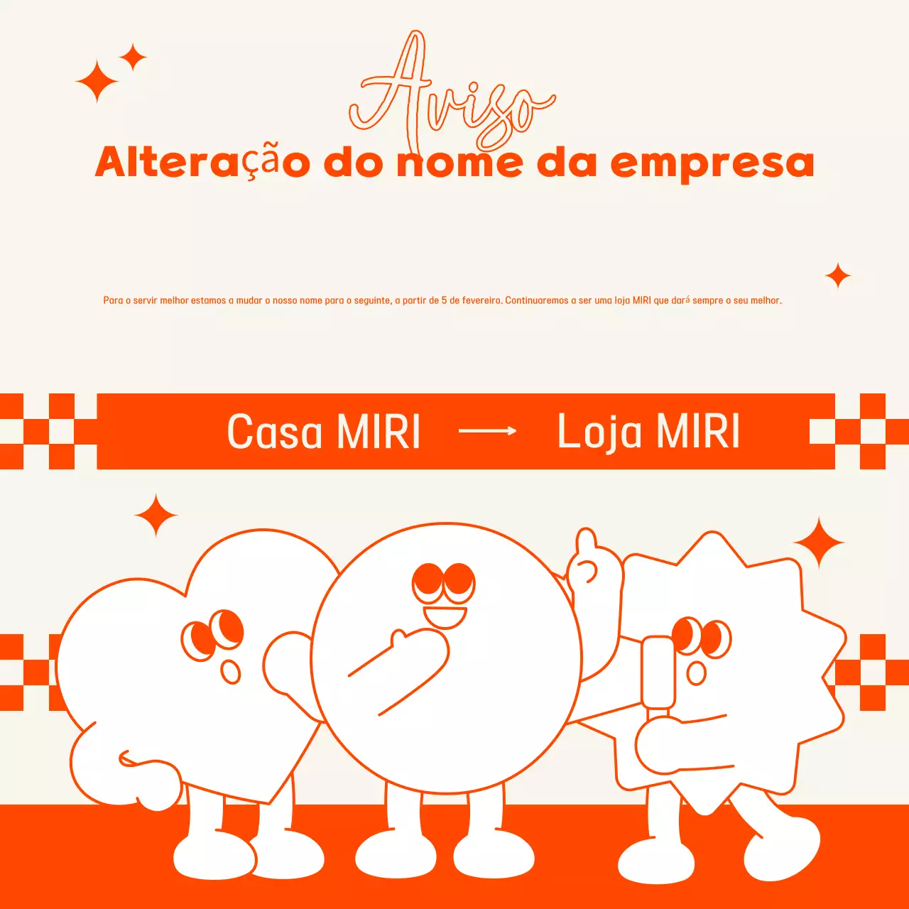 Anúncio laranja
