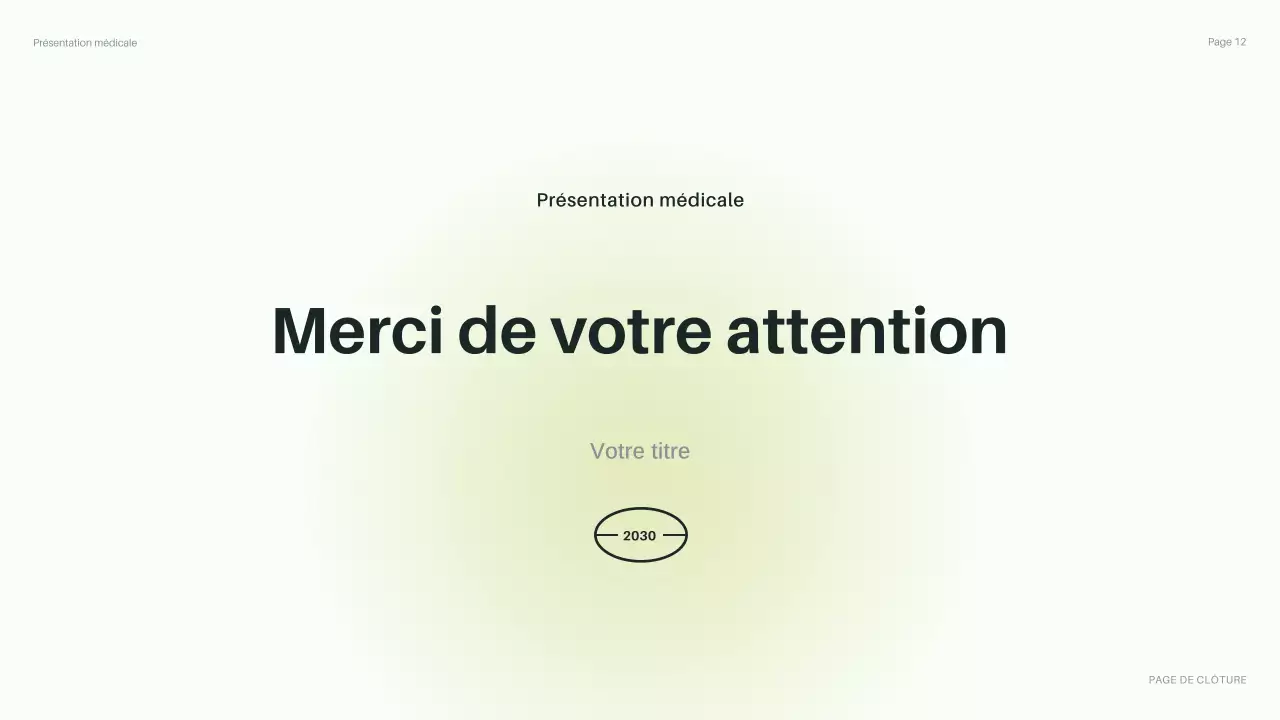 présentation des soins de santé modernes et écologiques