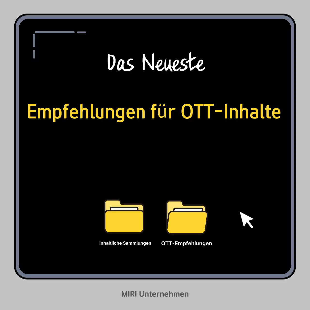 Black Modern OTT-Inhaltsempfehlungen