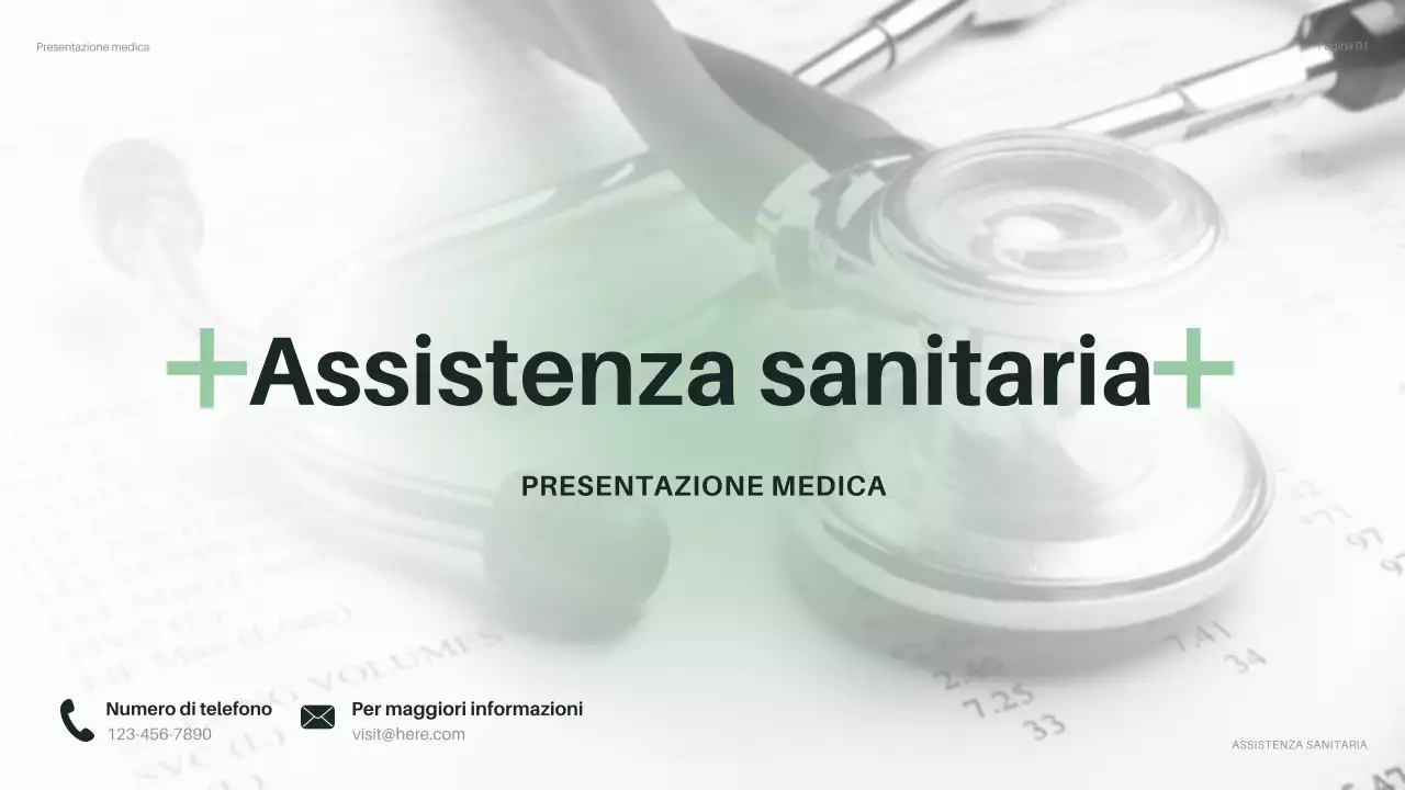 presentazione della sanità verde moderna