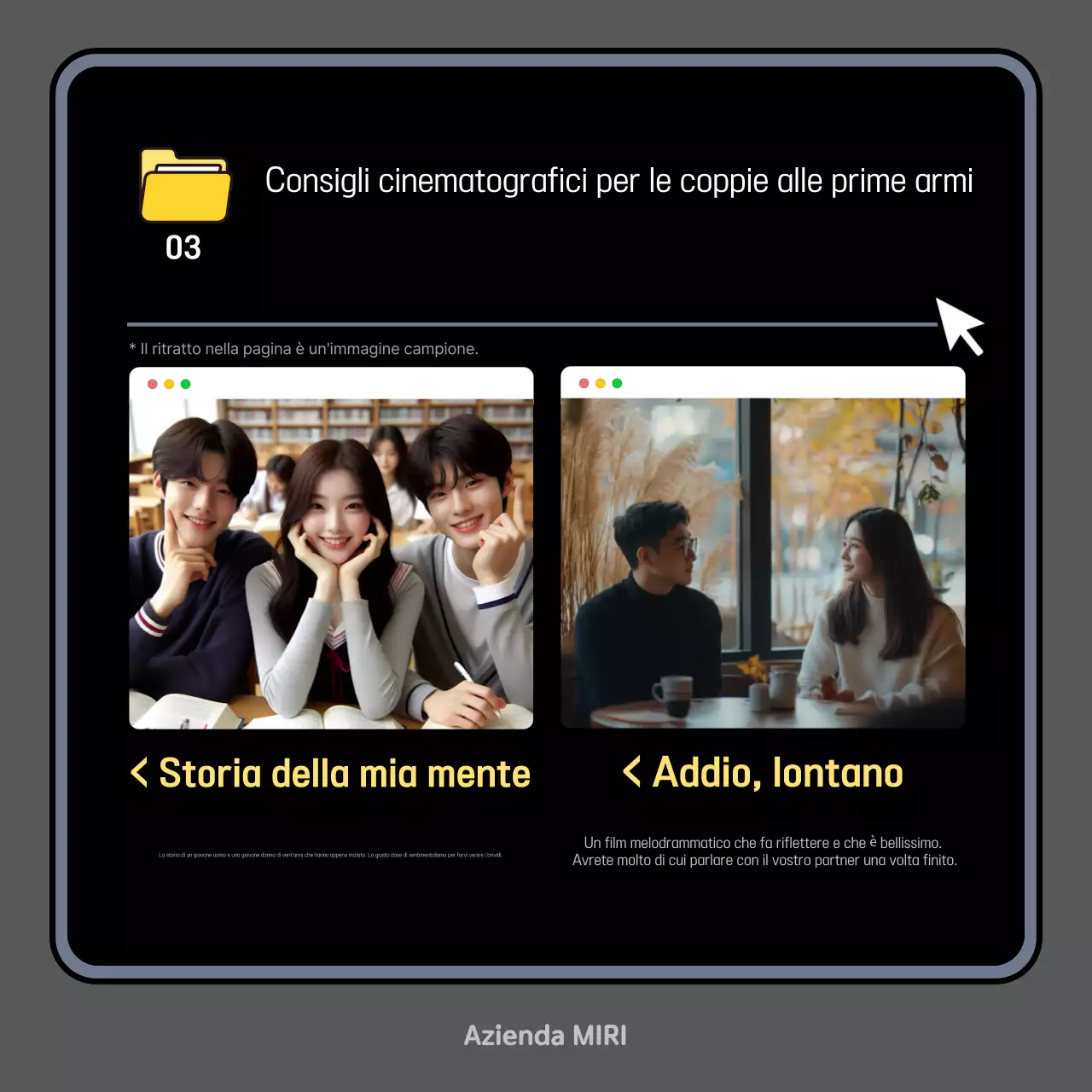 Raccomandazioni di contenuti OTT moderni e neri