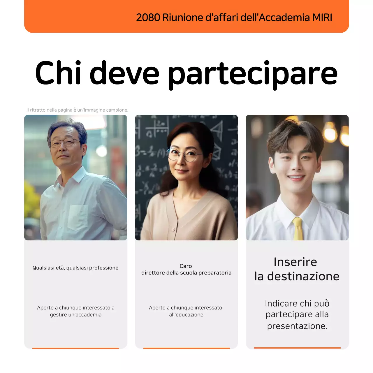 Arancione Reclutamento apprendisti semplice