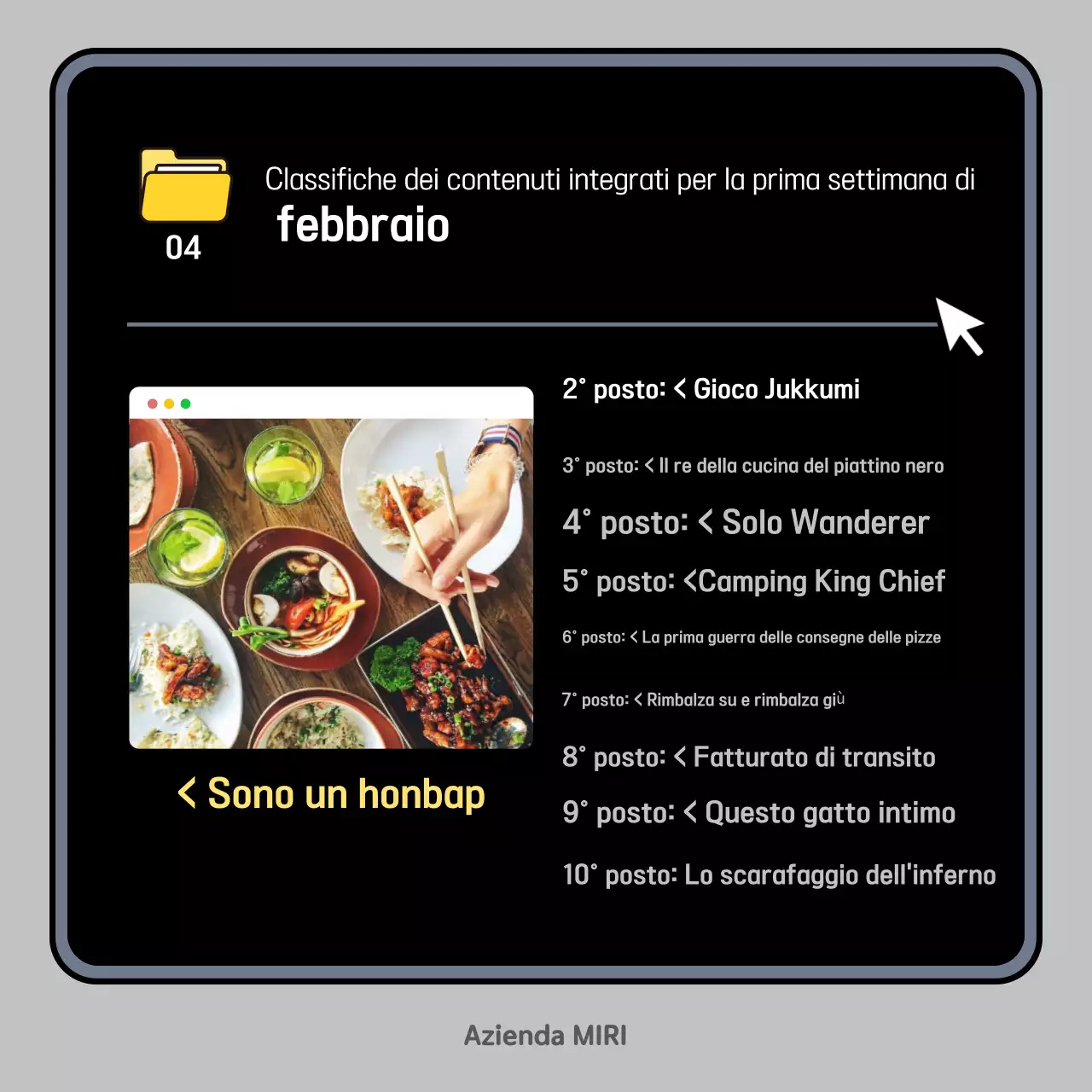 Raccomandazioni di contenuti OTT moderni e neri