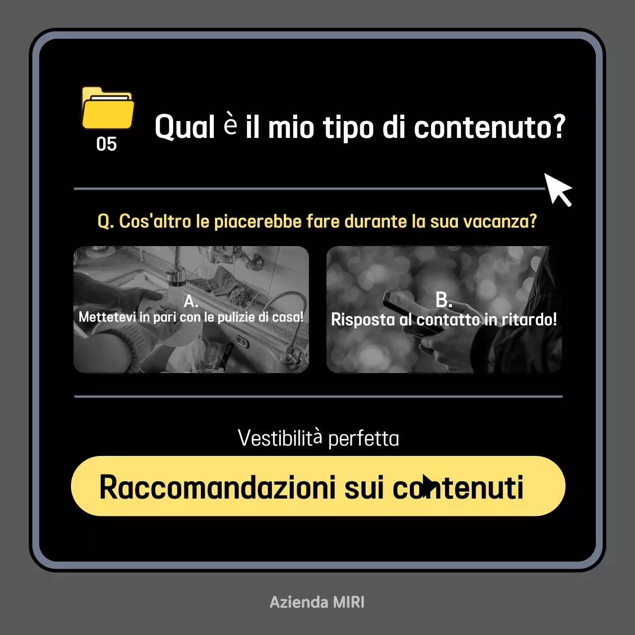 Raccomandazioni di contenuti OTT moderni e neri
