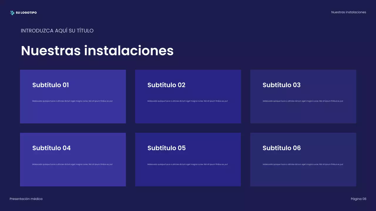 presentación de blue professional healthcare