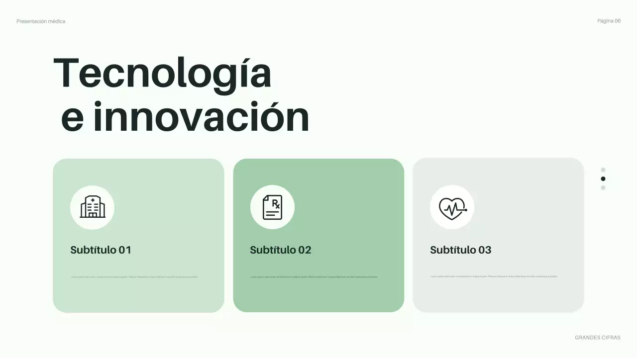 presentación de la sanidad moderna y ecológica